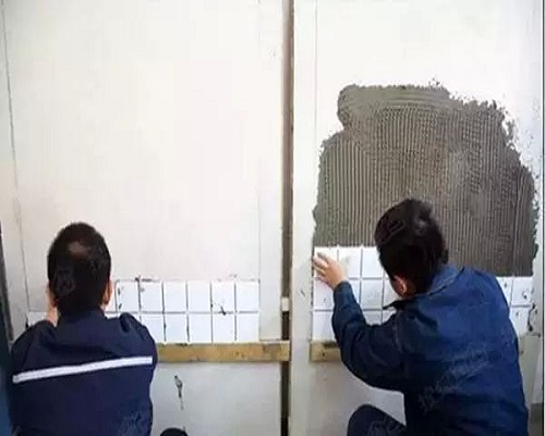 安徽安庆市瓷砖背胶施工案例效果图
